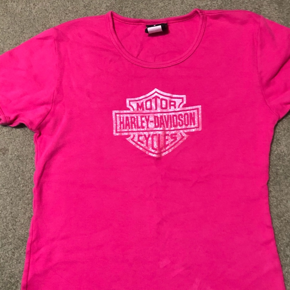 Harley Davidson women’s pink t shirt